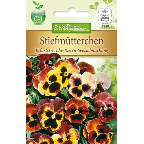 1 szt, Árvácskák Early Giant, színkeverék - Magok: Mod de ambalare: 1 db