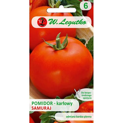1 szt, Buschtomate Samuraj - Samen: Ilość w opakowaniu: 0.5 g