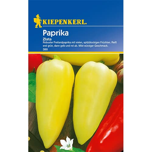 1 szt, Paprika Zlata - Samen: Ilość w opakowaniu: 1 Stück