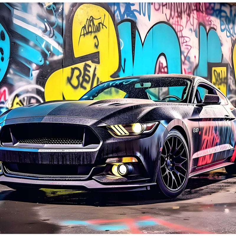 Fototapeta Dla Dzieci Chłopca Auto Młodzieży Graffiti 150x105 cm Tapeta Do Pokoju Dziecięcego Na Flizelinie