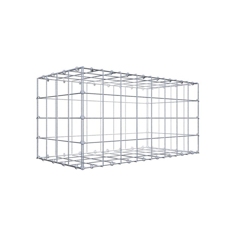 Gabion 80 cm x 40 cm x 40 cm (dł. x wys. x gł.), rozmiar oczka 10 cm x 10 cm, pierścień typu C