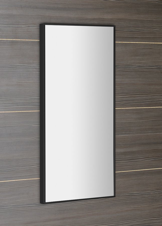 Sapho Arowana lustro 35x90 cm rama czarny mat AWB3590