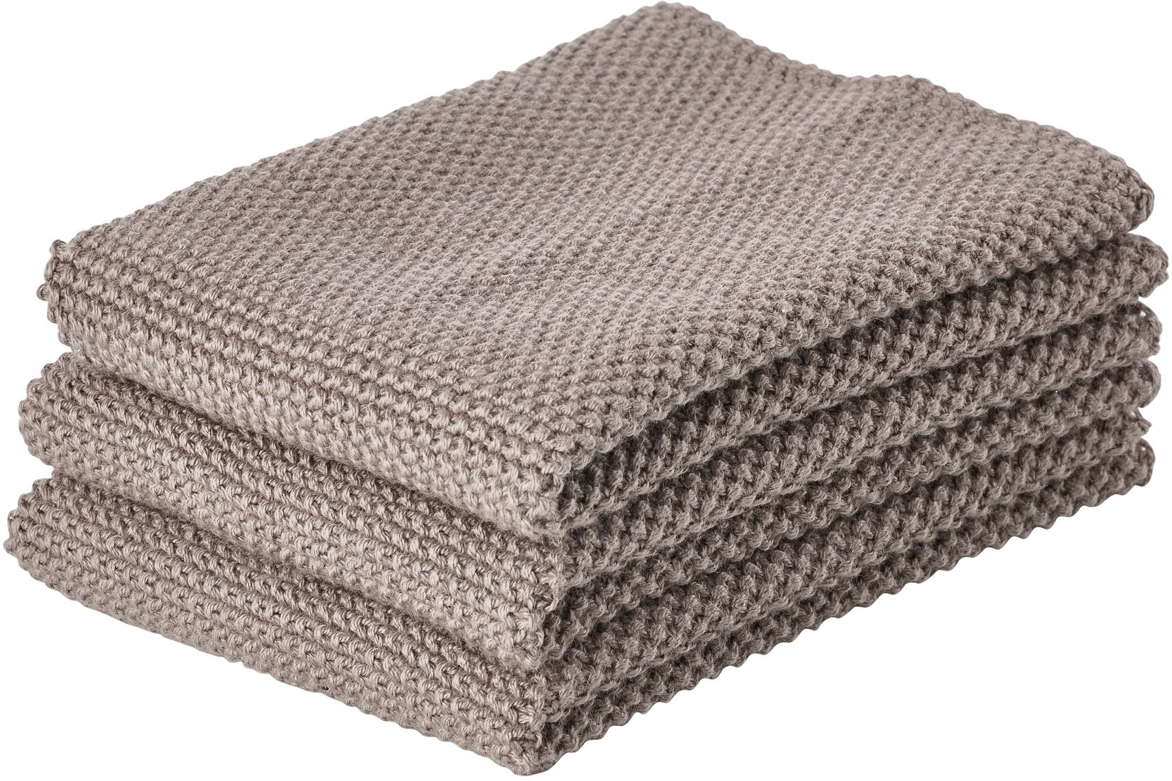 Zone Denmark komplet ręczników 27x27 cm bawełniany szary 331242