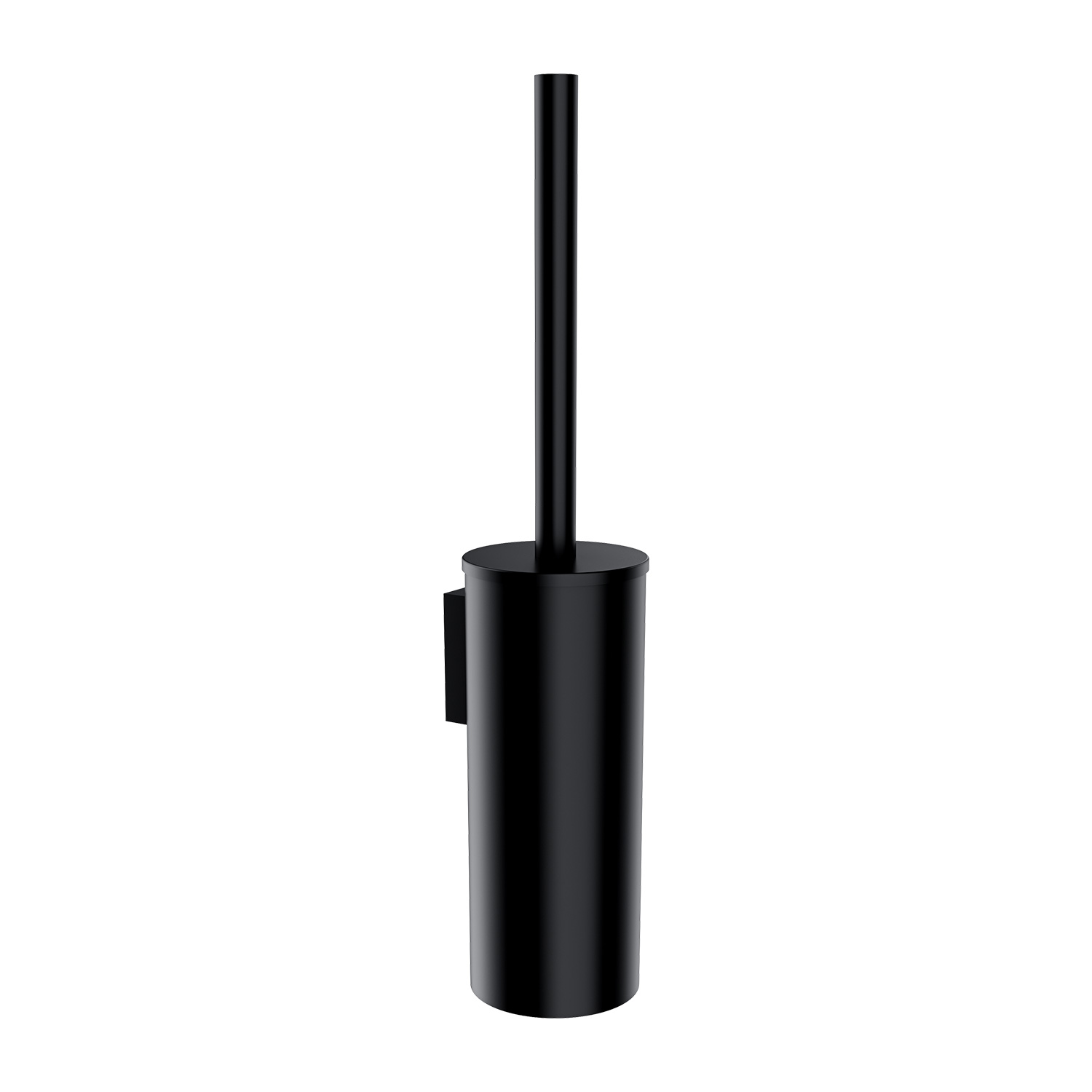 Omnires Modern Project szczotka toaletowa ścienna czarna MP60621BL