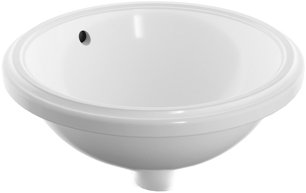 Geberit Variform umywalka 33 cm podblatowa okrągła KeraTect biała 500.744.00.2