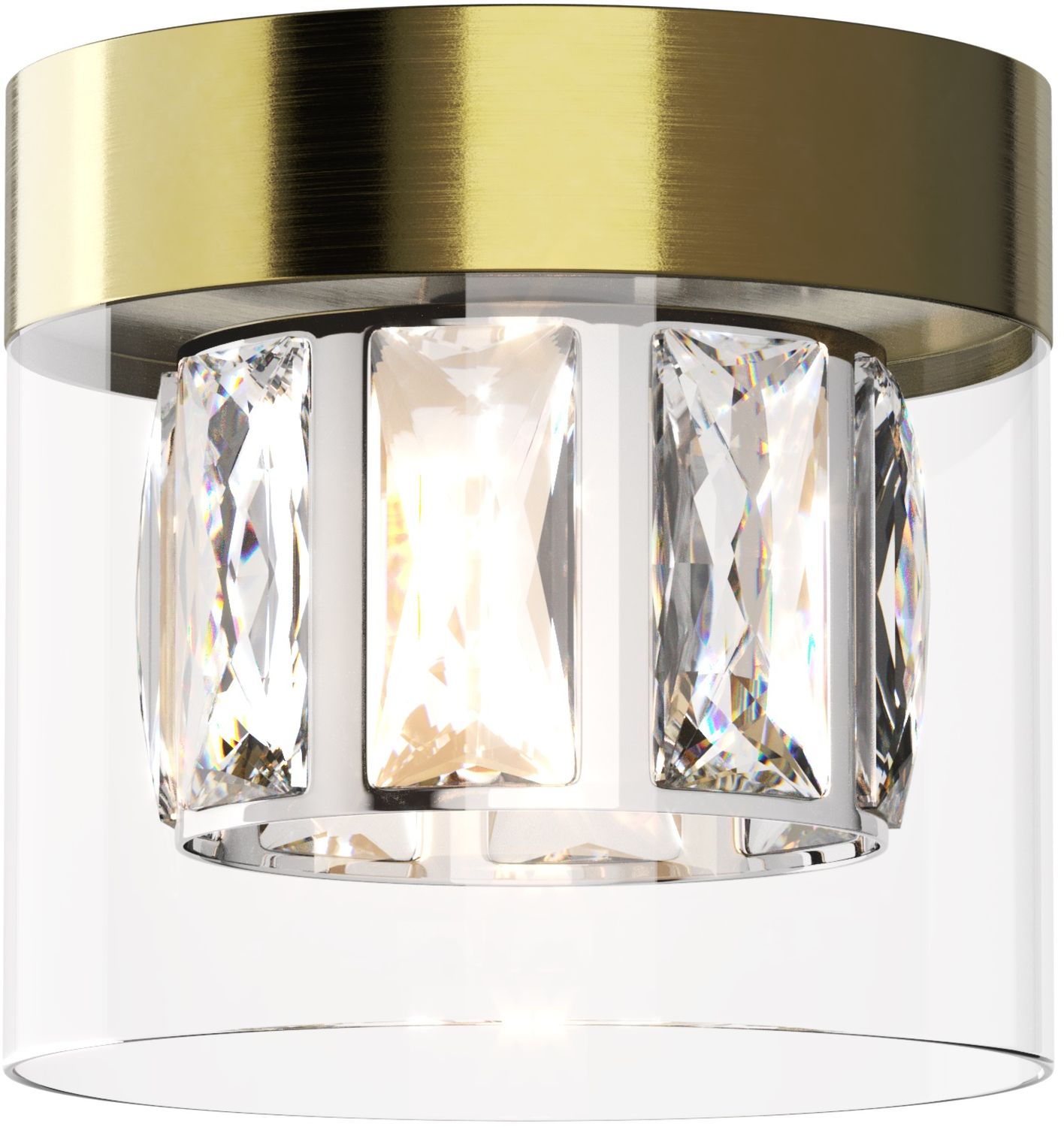 Zuma Line Gem lampa podsufitowa 1x28 W przezroczysta C0389-01A-0FD2