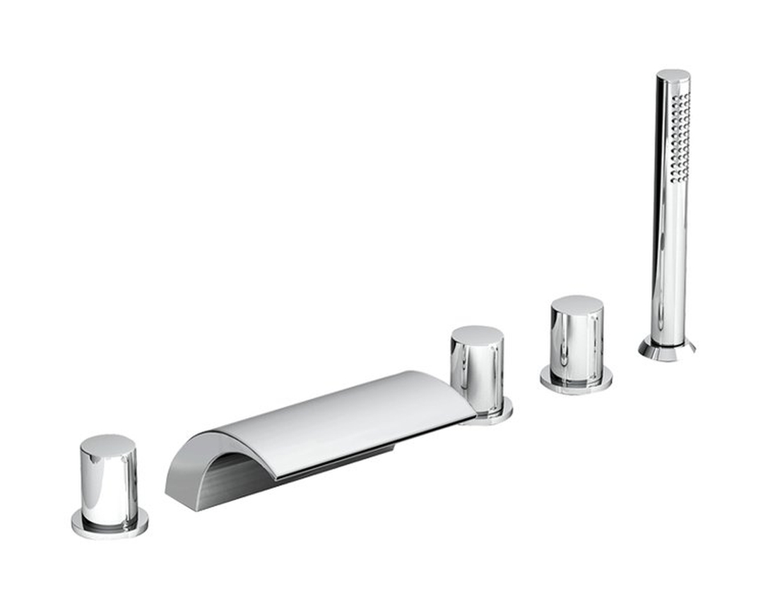 Ravak WF 025.00 bateria wannowo-prysznicowa 5-otworowa chrom X070060