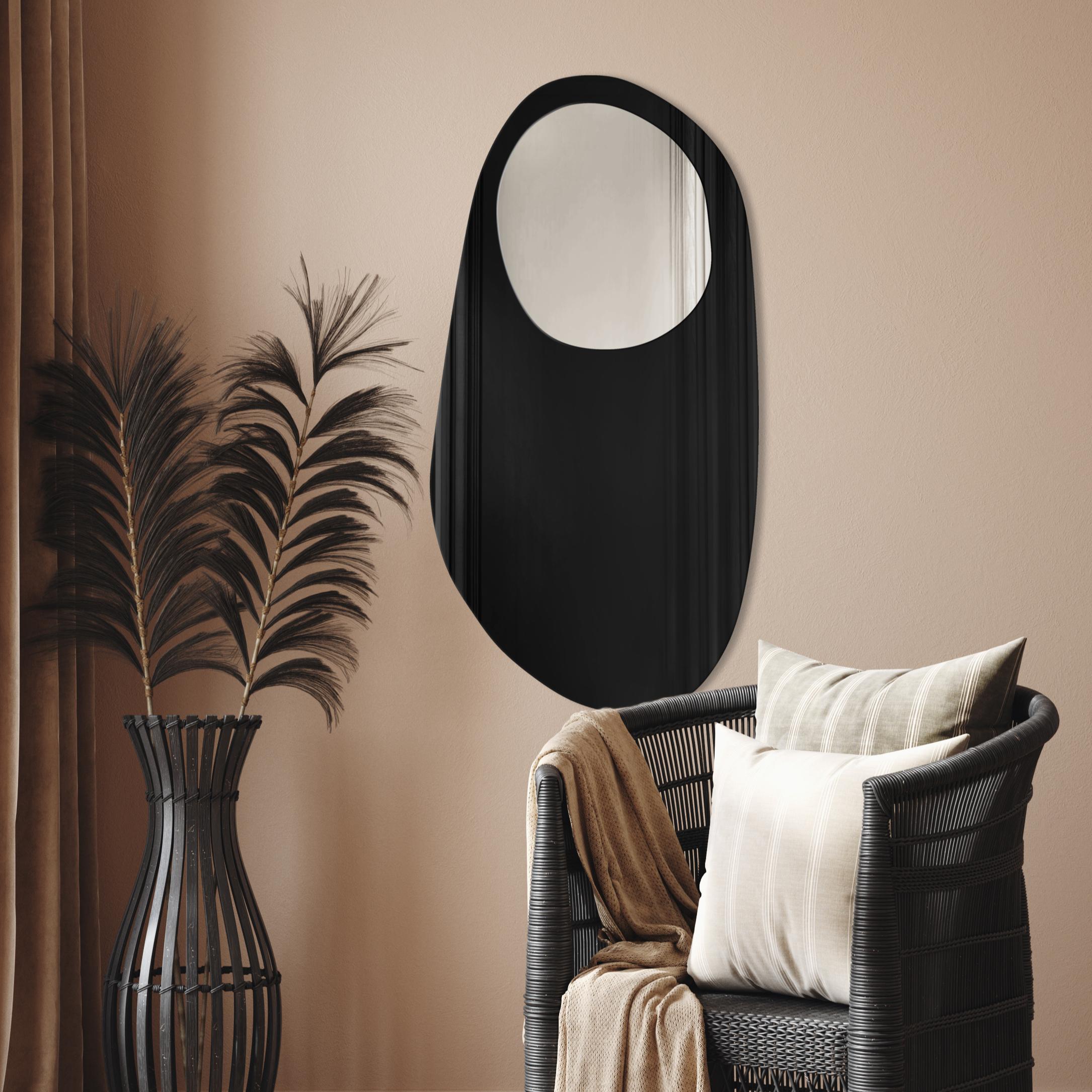 Guarda Spectrum Black lustro 45x85 cm czarny/srebrny TOS-SPE-BLACK-45x85