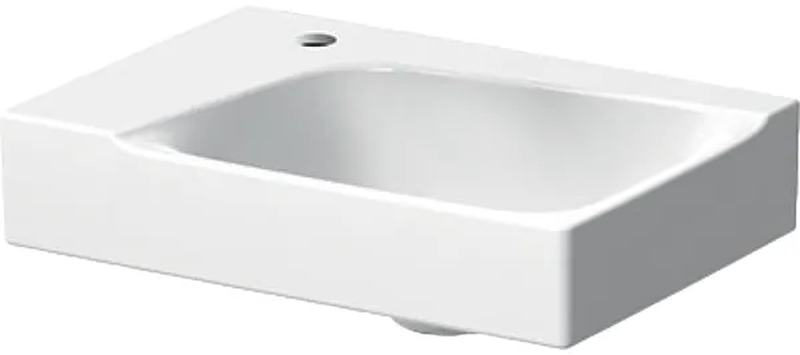 Geberit Xeno2 umywalka 40x28 cm prostokątna lewa biała 500.528.01.1
