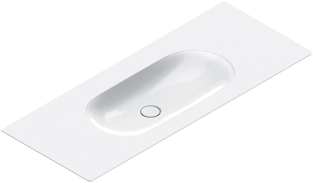 Catalano Sfera umywalka 125x50 cm prostokątna ścienna-meblowa-z blatem biały połysk 0521261001