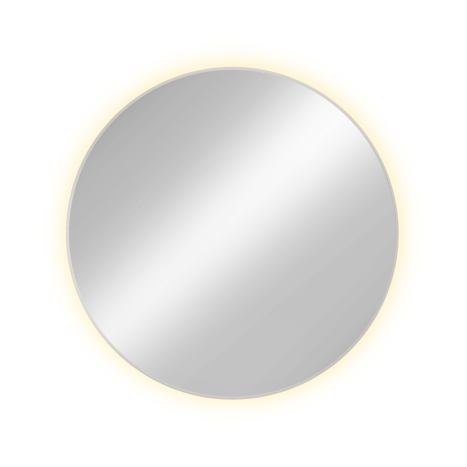 Baltica Design Tiny Border Bright lustro 50x50 cm białe barwa światła neutralna z włącznikiem bezdotykowym