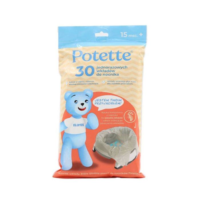 Potette Plus Wkłady jednorazowe do Nocnika 30 szt.