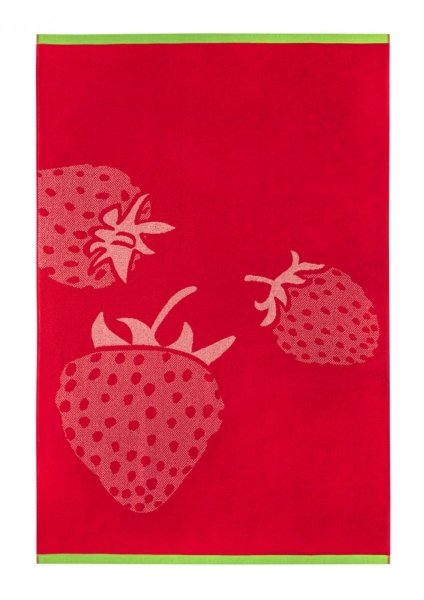 Ręcznik STRAWBERRY czerwony - rozmiar 100x160