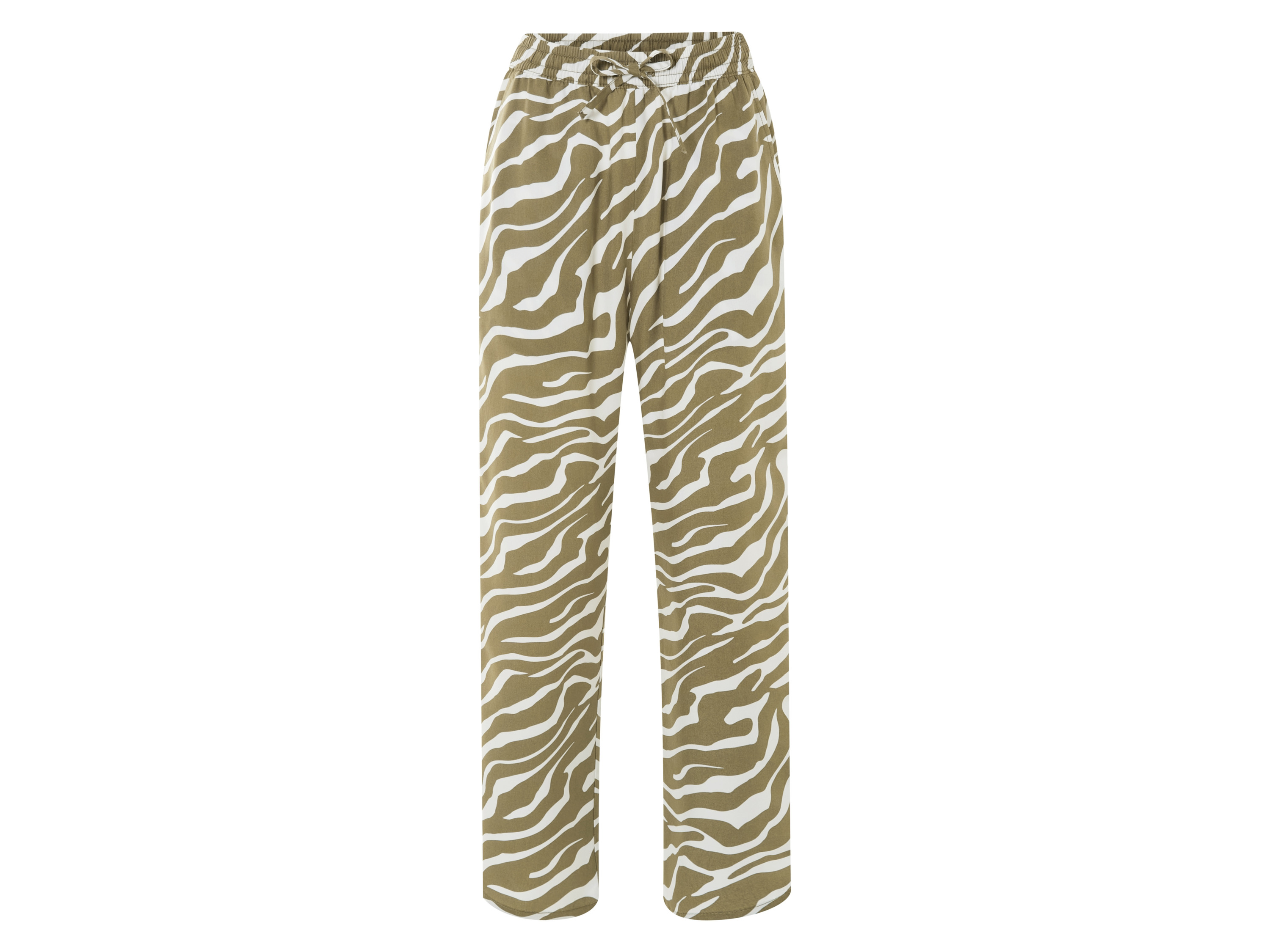 esmara Spodnie damskie straight fit Wzorzysty, 46