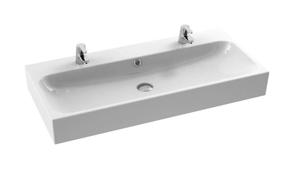 Darmowa Dostawa - Umywalka prostokątna 101x46.5 cm CeraStyle Pinto 080500u