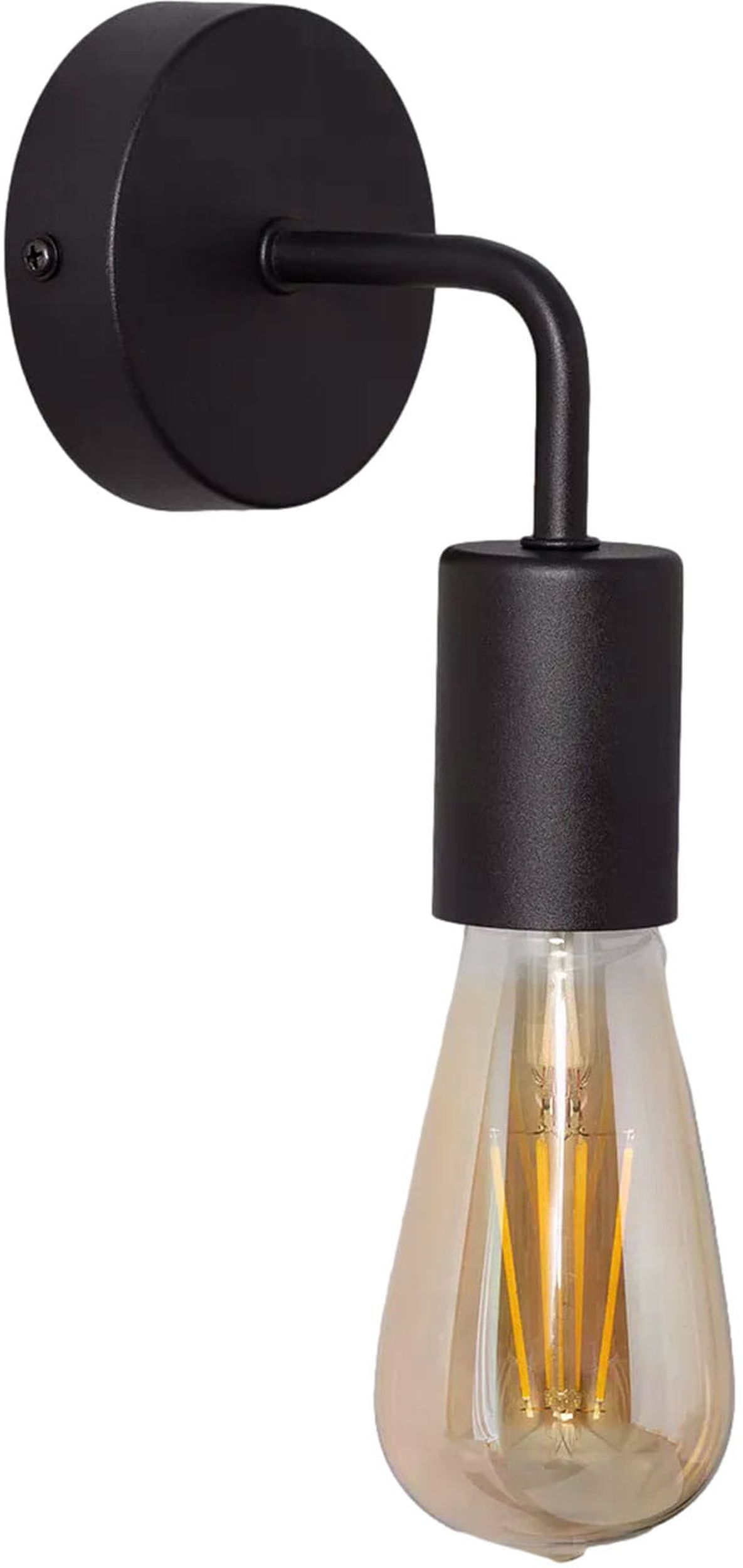 Darmowa Dostawa - Kinkiet 1x40 W czarny Abruzzo Tesoro ABRKRCE27
