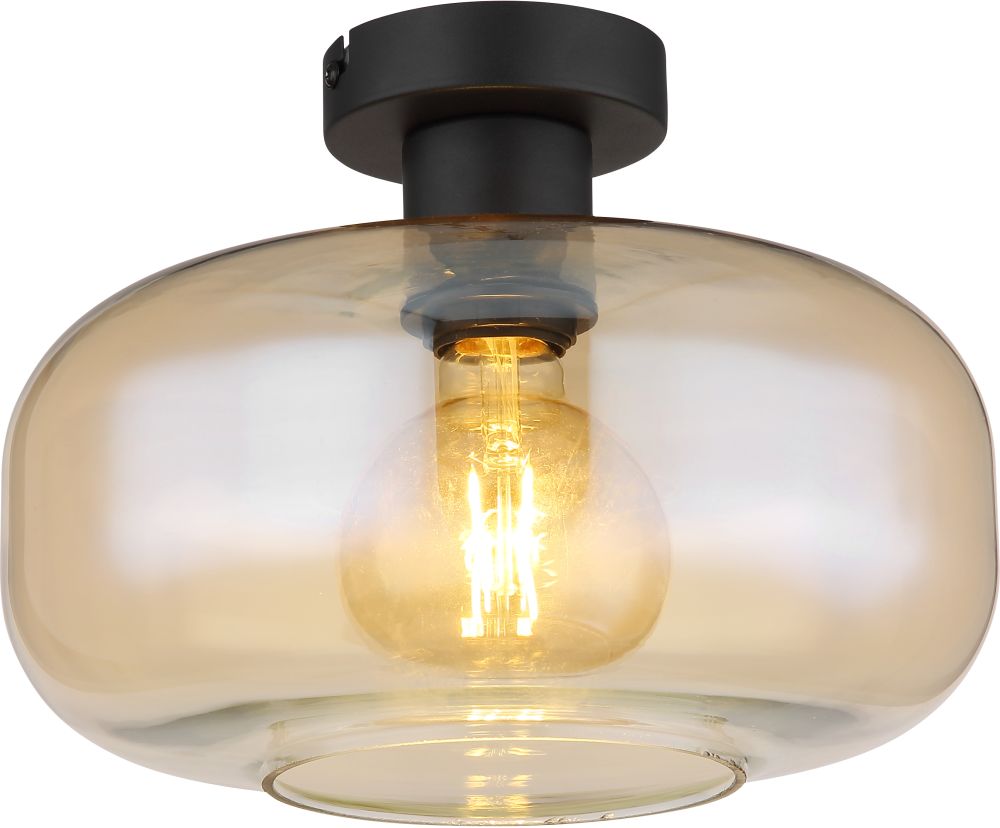 Darmowa Dostawa - Lampa podsufitowa 1x40 W czarny Globo Lighting Giuseppe 15566DA