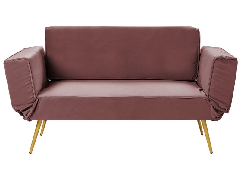 Sofa rozkładana Saarela Różowy 1 szt.