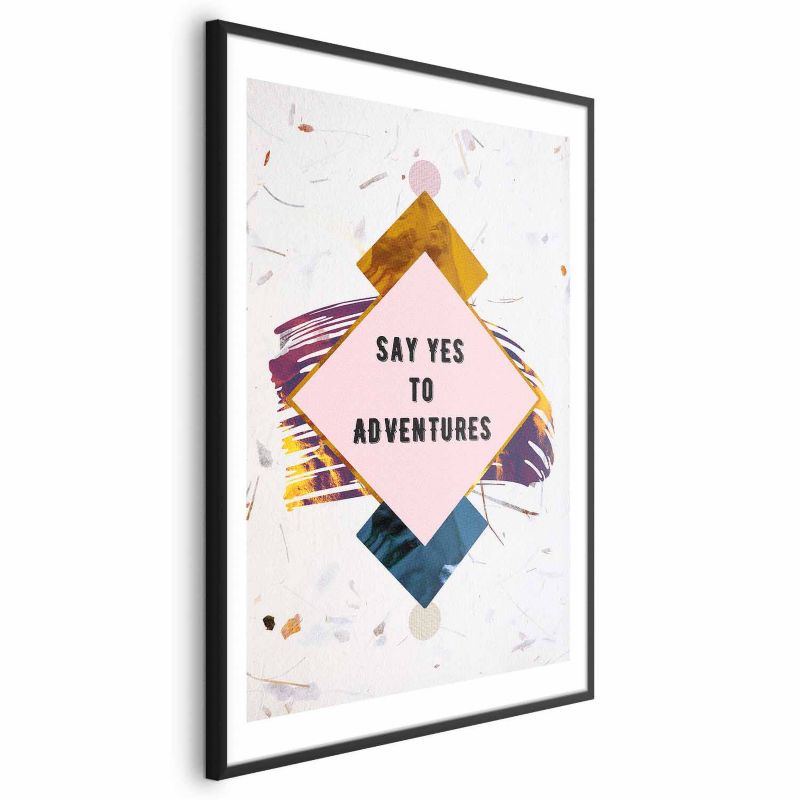Plakat Artgeist Say yes 29,7x42 cm z ramą czarną 1 szt