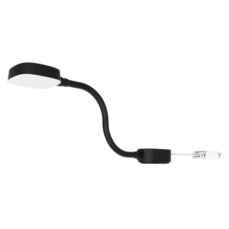 Lampa nadszafkowa GoodHome Hornbil IP44 czarna