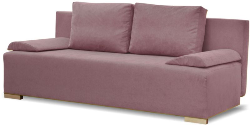 Sofa rozkładana z funkcja spania Bonni Ecco Plus Różowa 1 szt.