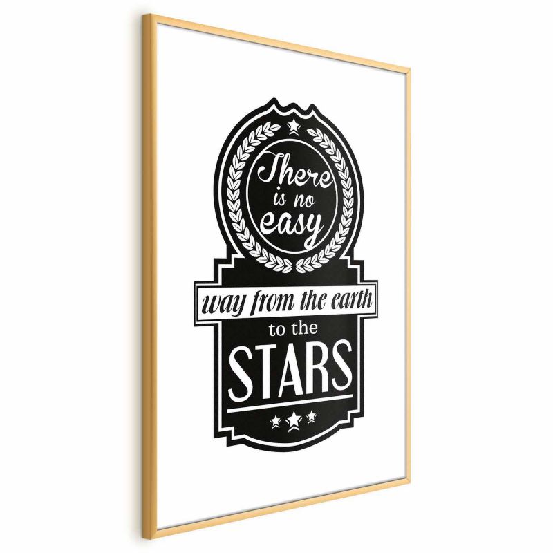 Plakat Artgeist Big lesson 40x60 cm z ramą złotą 1 szt