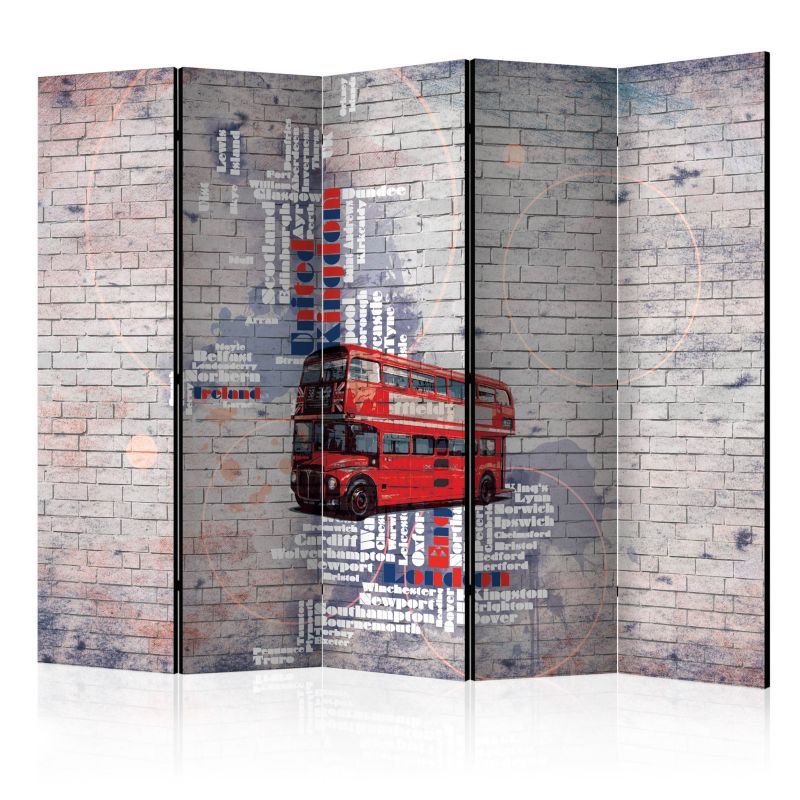 Parawan dwustronny Artgeist Mapy 225x172 cm Mapy 1 szt