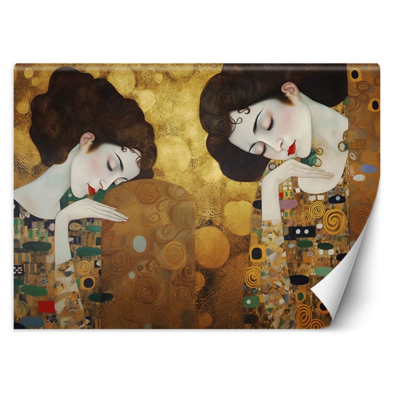 Fototapeta Feeby Portret kobiety w złocie - G. Klimt 450x315 1 szt