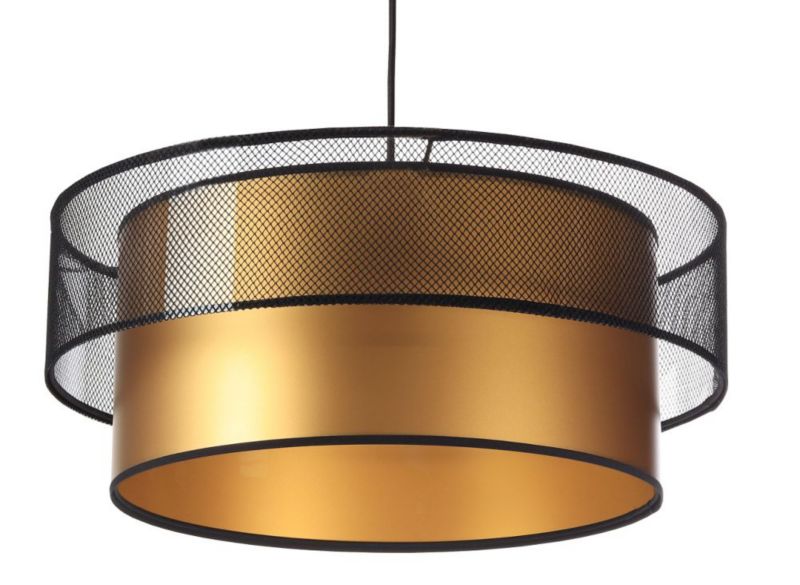 Lampa Bps Koncept wisząca DOUBLE NET 40 złota 1 szt