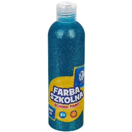 Farba Szkolna 250ML BROKAT TURKUS