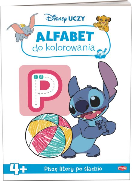 DISNEY UCZY Classic. Alfabet do kolorowania