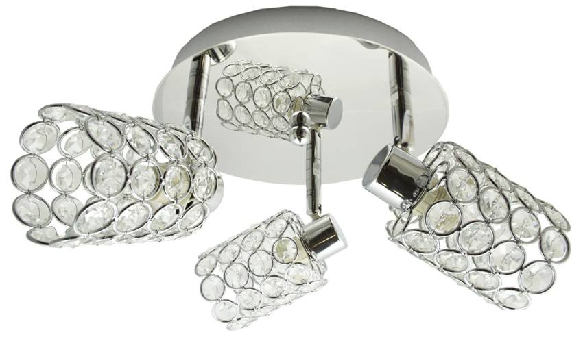 LAMPA SUFITOWA YORKY PLAFON G9 CHROM