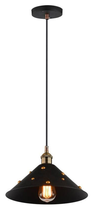 LAMPA SUFITOWA WISZĄCA SCRIMI E27 CZARNY