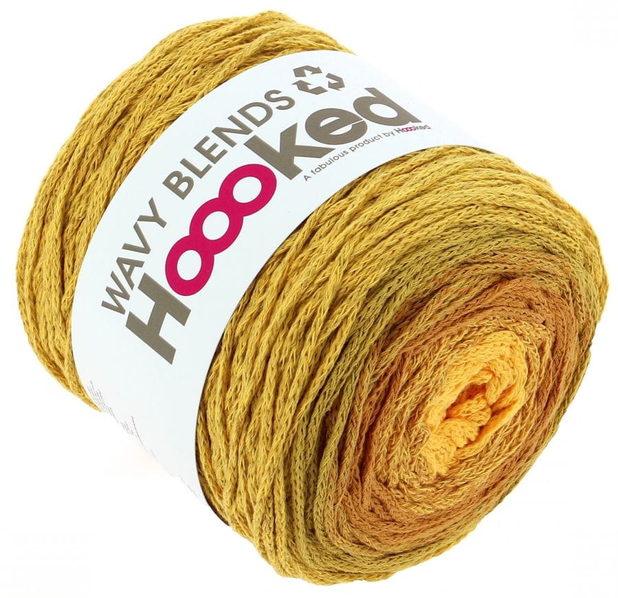SZNUREK WAVY BLENDS HOOOKED kol. WB01 złoto-żołty .