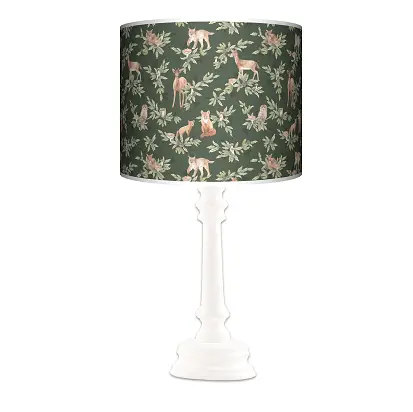 Lampa stojąca QUEEN Forest Animals zieleń - kolor podstawy do wyboru FL - błękitny