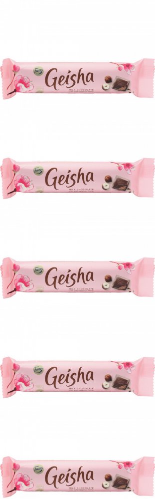 5x Baton Fazer Geisha, orzechowy, 37g