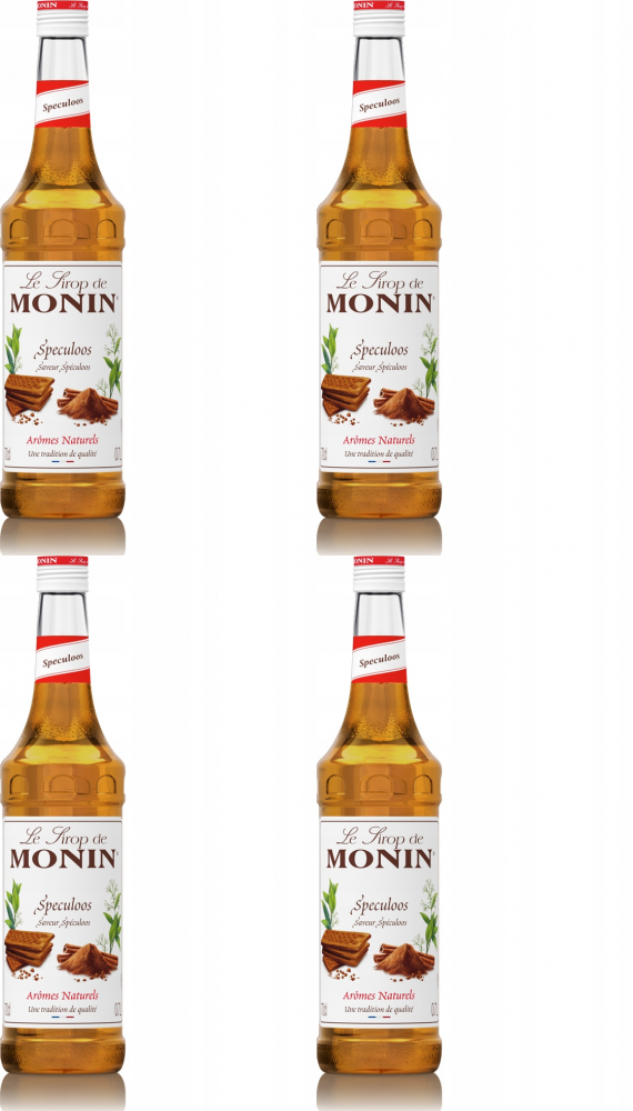 4x Syrop Monin Speculoos, pierniczki belgijskie, 700ml