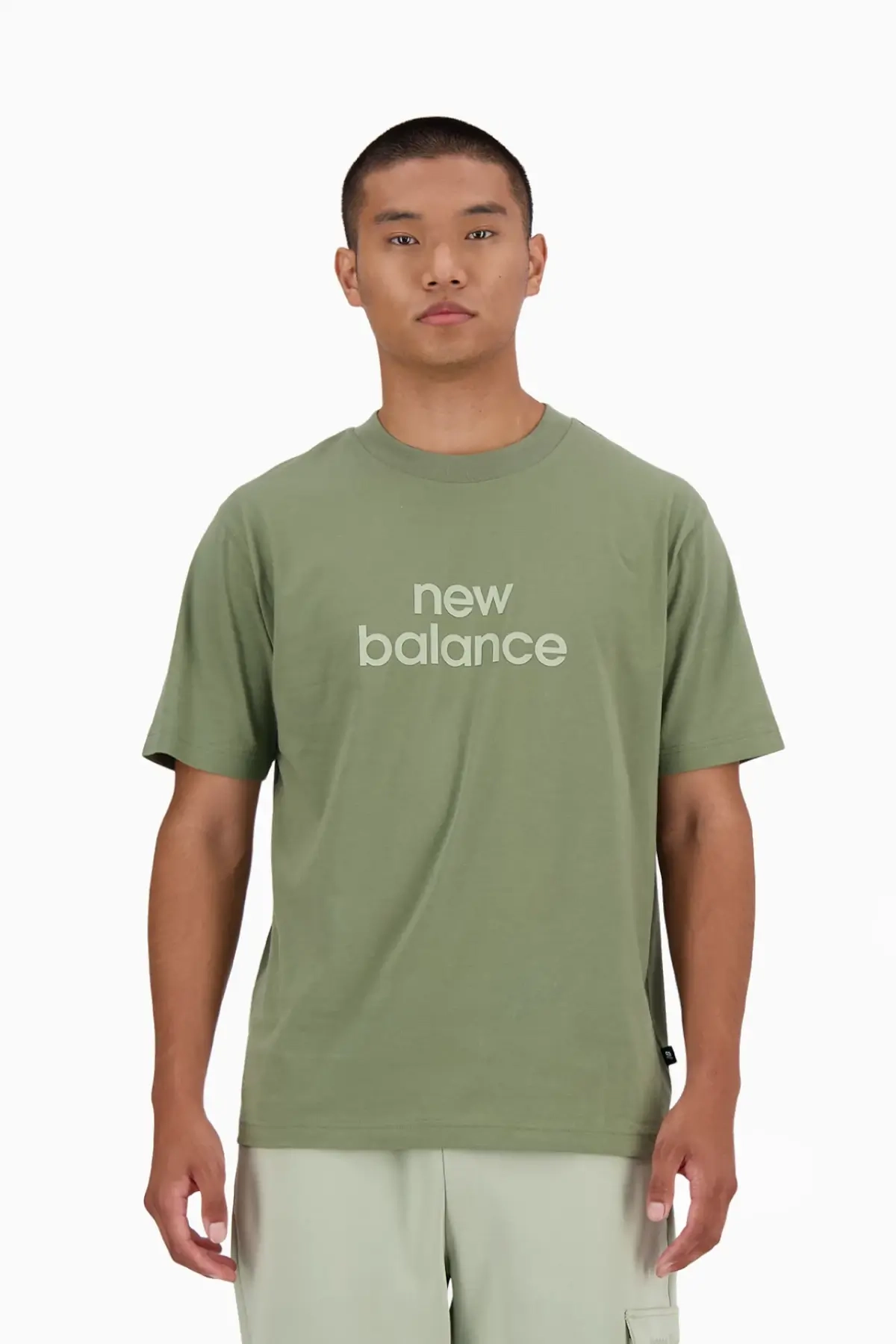 Koszulka New Balance Sport Essentials Linear - Zielony
