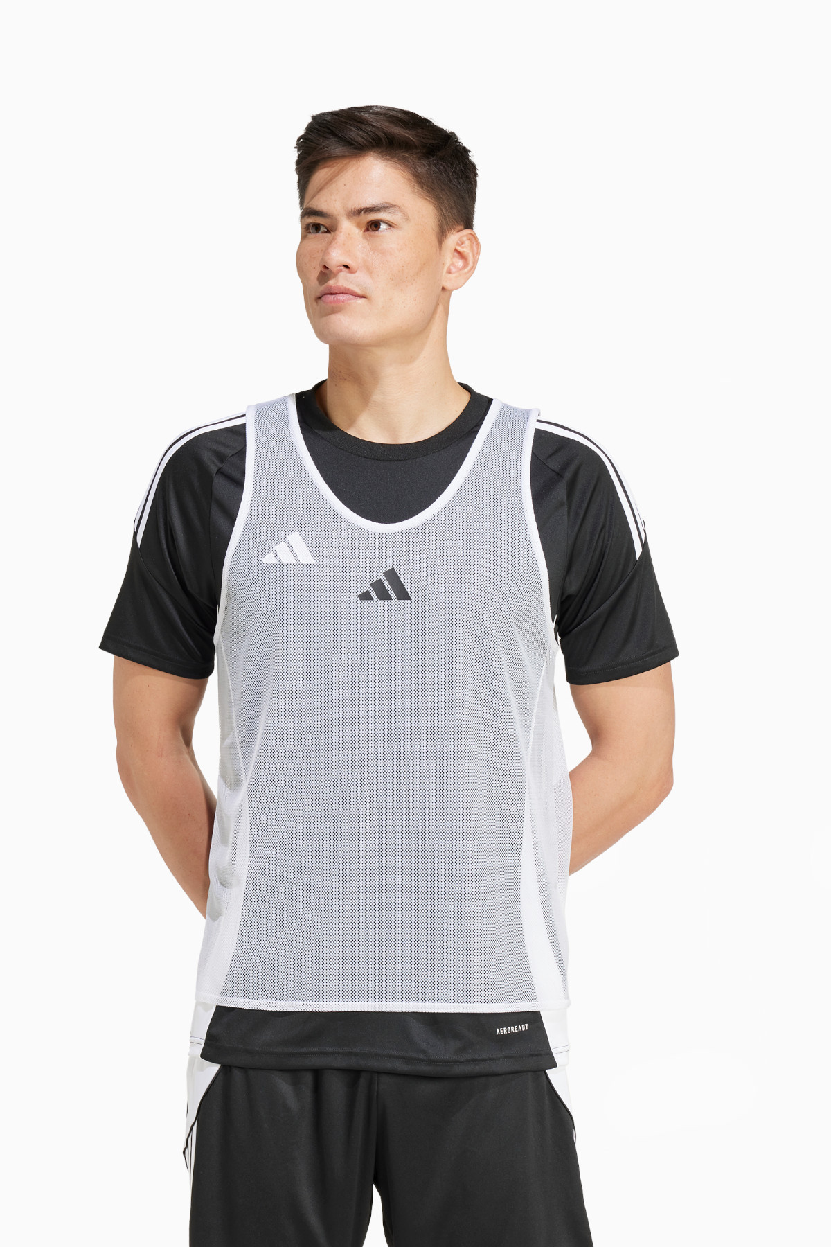 Znacznik piłkarski adidas Pro Bib - Biały