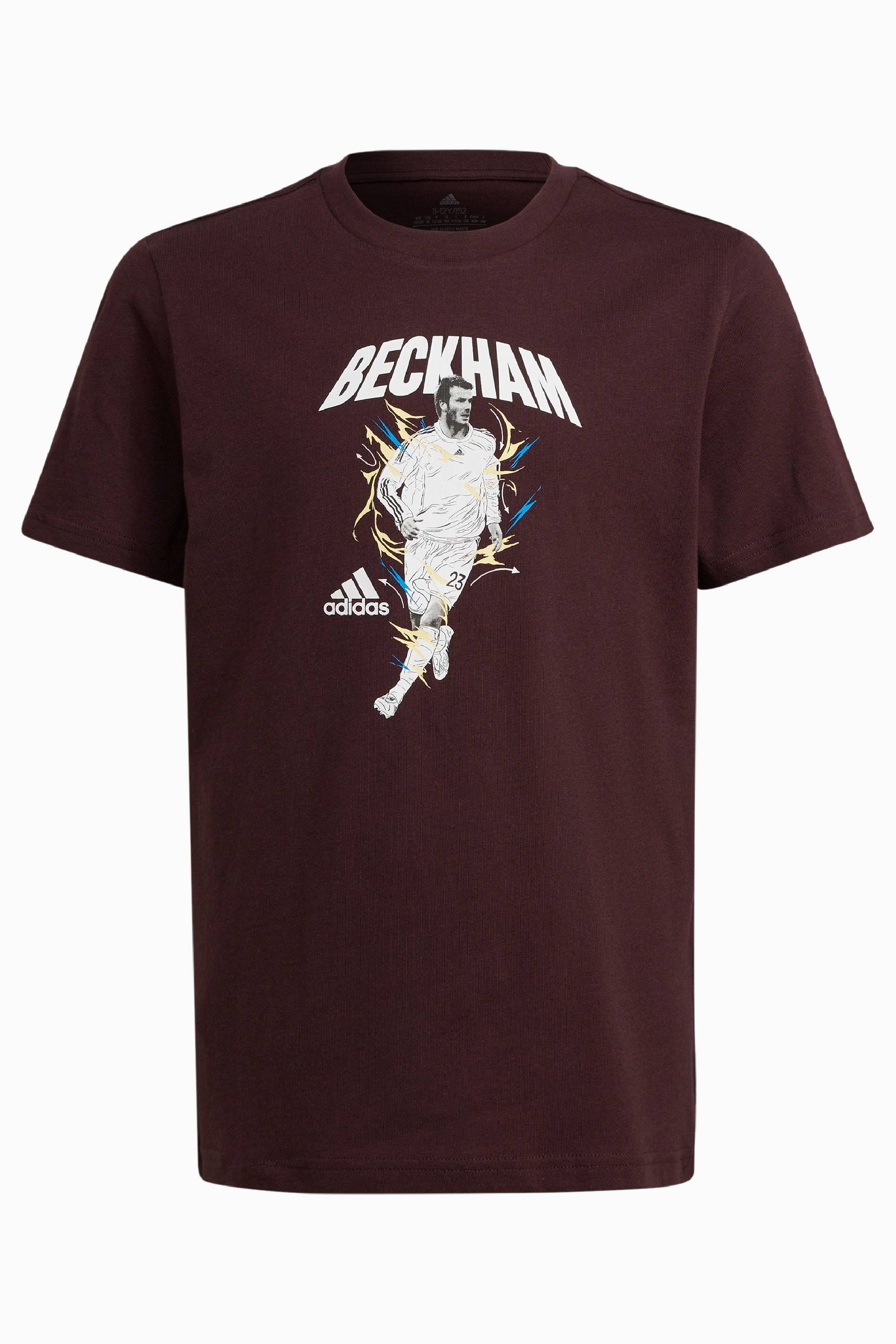 Koszulka adidas Beckham Graphic Tee Junior - Bordowy