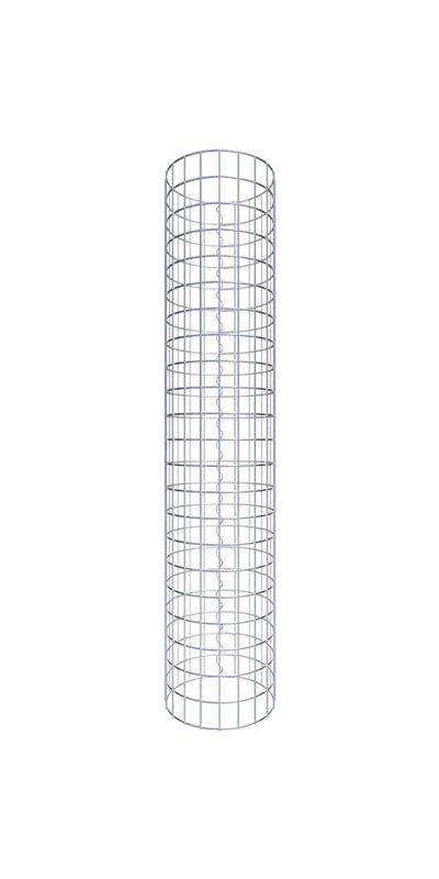 Kolumna gabionowa średnica 32 cm MW 5 x 5 cm okrągła - wysokość: 110 cm
