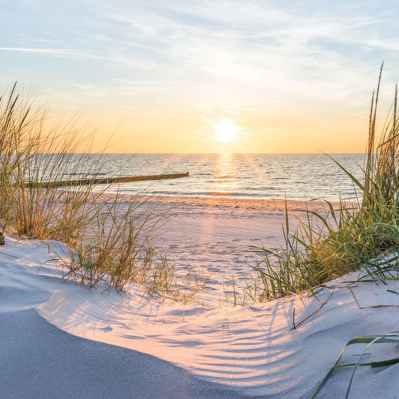 Fototapeta Plaża Morze Natura Słońce 300x210 cm Tapeta Do Sypialni Salonu Kuchni Na Flizelinie