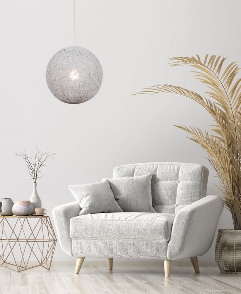 Candellux Caruba lampa wisząca 1x60W biała 31-26913 - Wysyłka w 24h