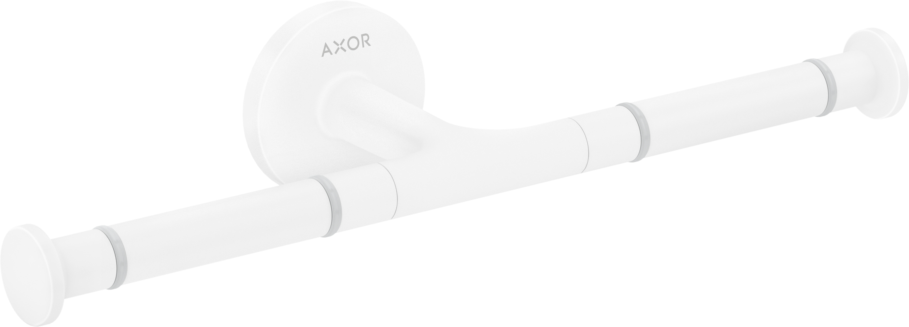 Axor Universal Circular uchwyt na papier toaletowy podwójny biały mat 42857700