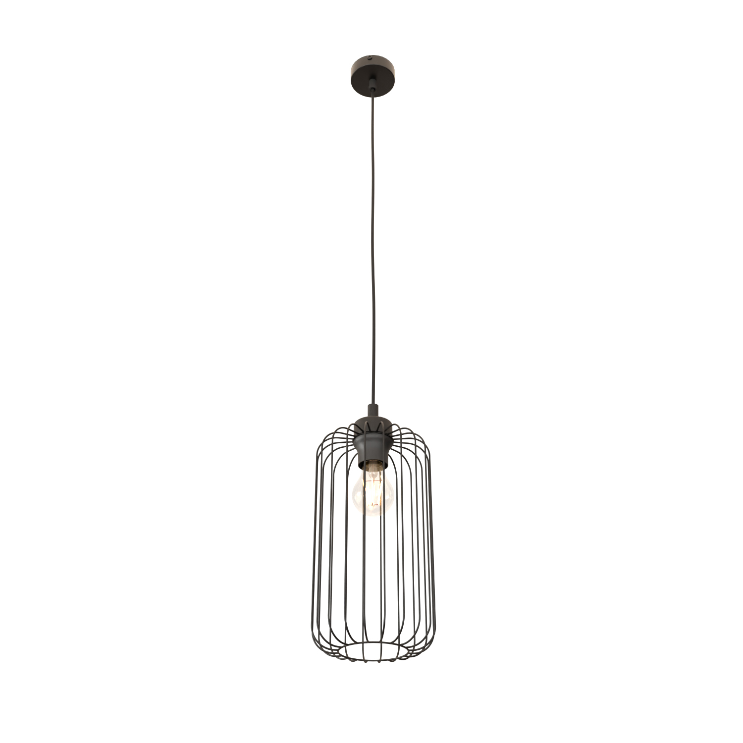 Emibig Vander lampa wisząca 1x15 W czarna 1365/1