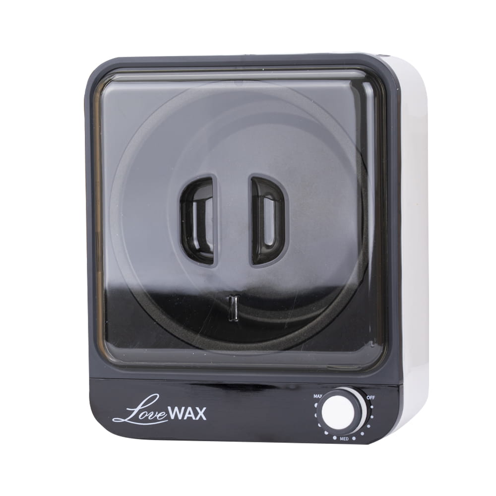 Podgrzewacz do wosku na puszkę z teflonowym wkładem LoveWax BWW1 biało czarny 500 ml