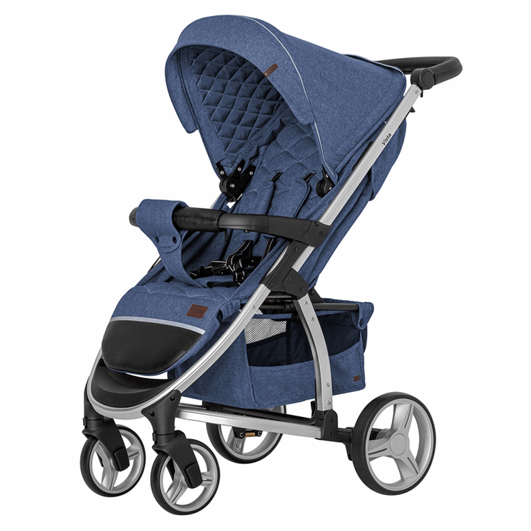 Carrello Vista - dziecięcy wózek spacerowy-Denim Blue