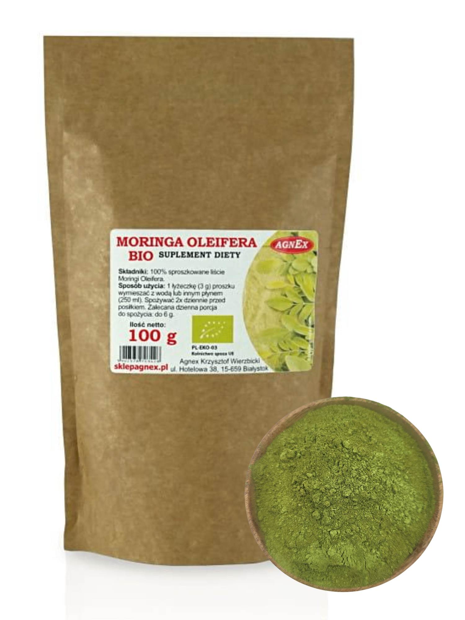 BIO Moringa oleifera 100g