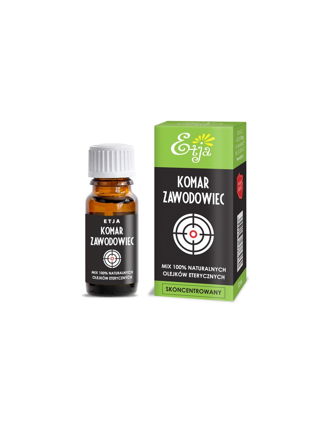 Olejek Komar Zawodowiec 10 ml - mix olejków odstraszających komary