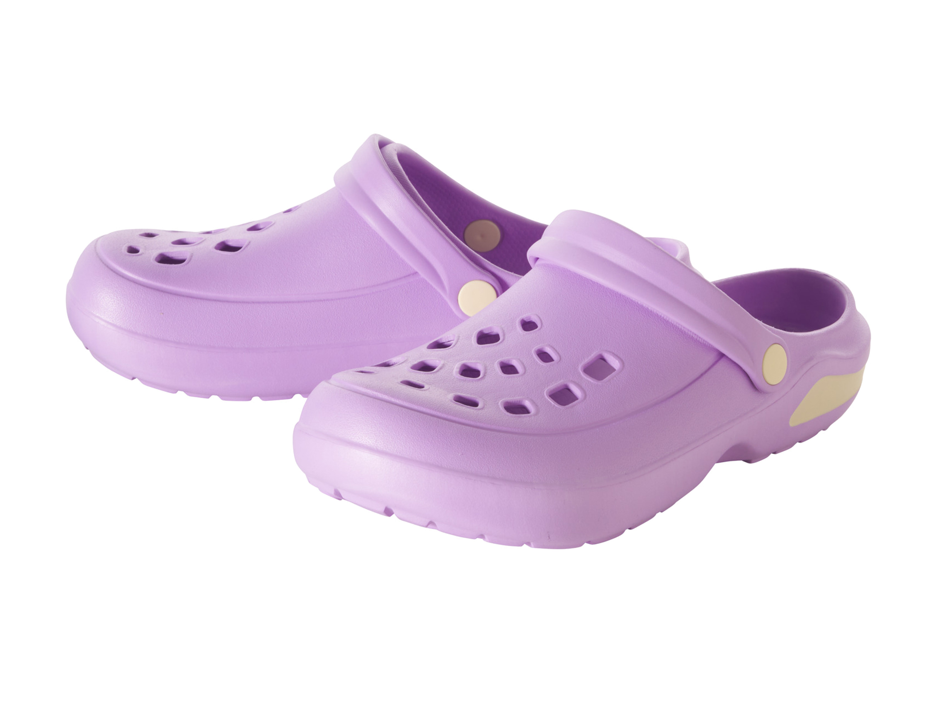 Crivit Chodaki clogdy damskie Fioletowy, 40/41